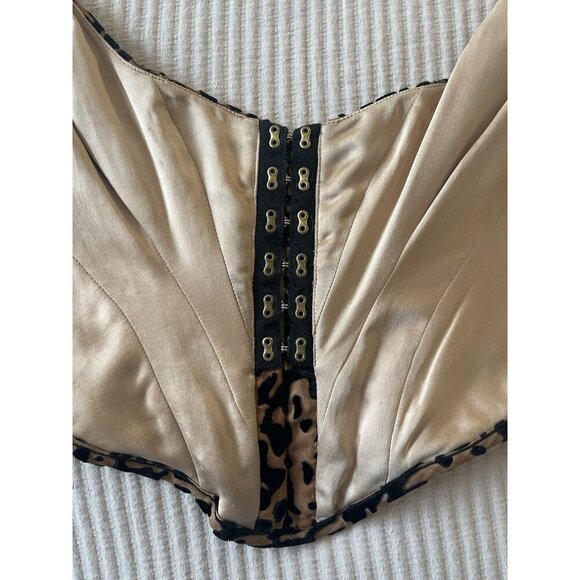 HOUSE OF CB/ Jacqueline Leopard Corset Bustier XS - Picture 5 of 6
